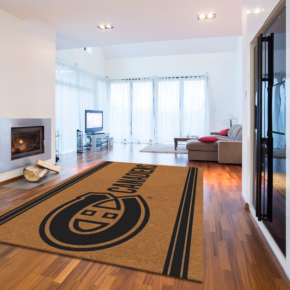 Montreal Canadiens Logo Turf teppich, teppiche - rasen outdoor teppich, teppich wohnzimmer , Küchenteppich, kinderzimmer, modern