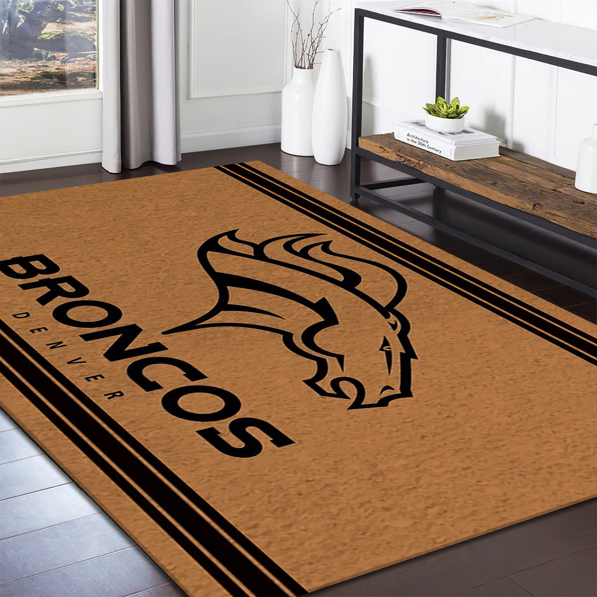 Denver Broncos Logo Turf teppich, teppiche - Rasen outdoor teppich, teppich wohnzimmer , Küchenteppich, kinderzimmer, modern