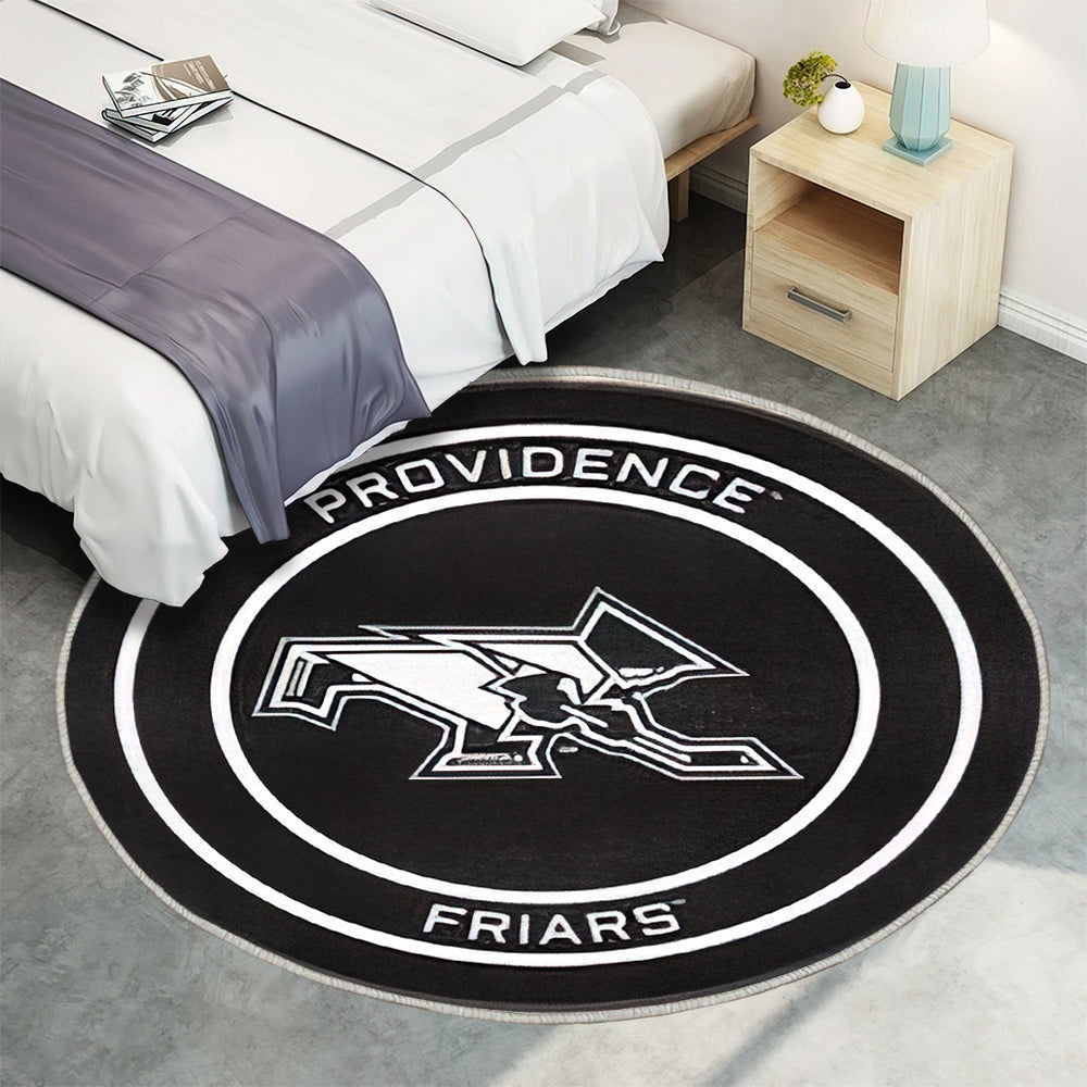 Hockey Puck Des Providence College Friars Teppich Rund, Teppiche - Outdoor Teppich Rund, Teppich Wohnzimmer, Carpet, Rug
