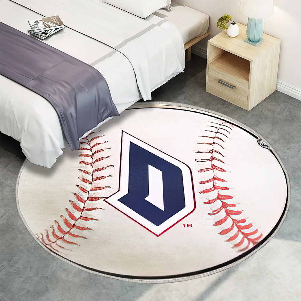 Baseball Von Duquesne Duke Teppich Rund, Teppiche - Outdoor Teppich Rund, Teppich Wohnzimmer, Carpet, Rug