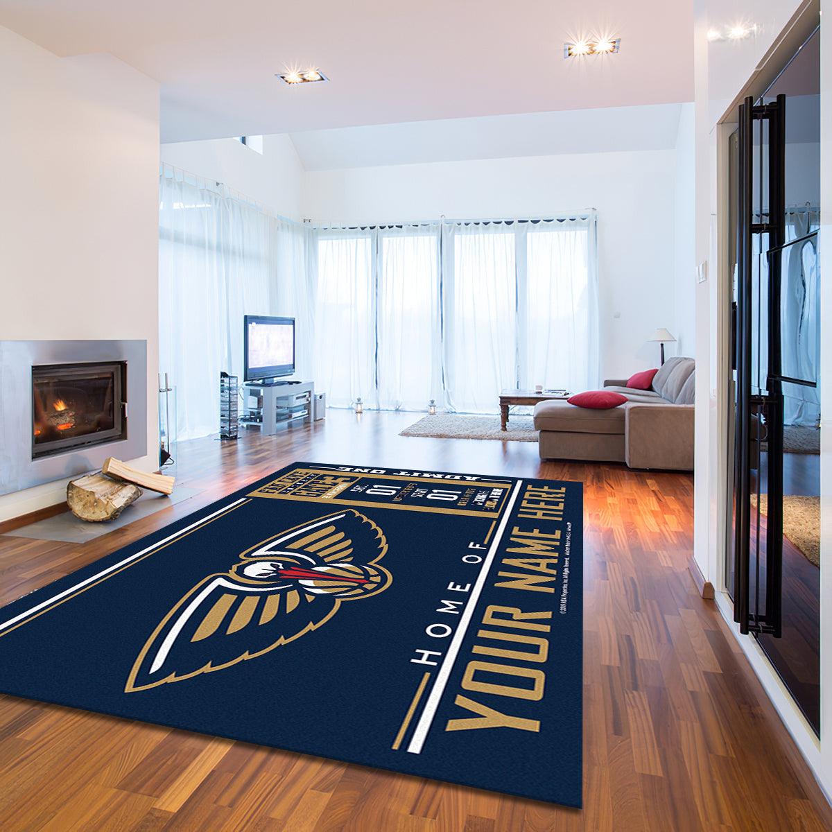 New Orleans Pelicans teppich, teppiche - Orleans outdoor teppich, teppich wohnzimmer , Küchenteppich, kinderzimmer, modern