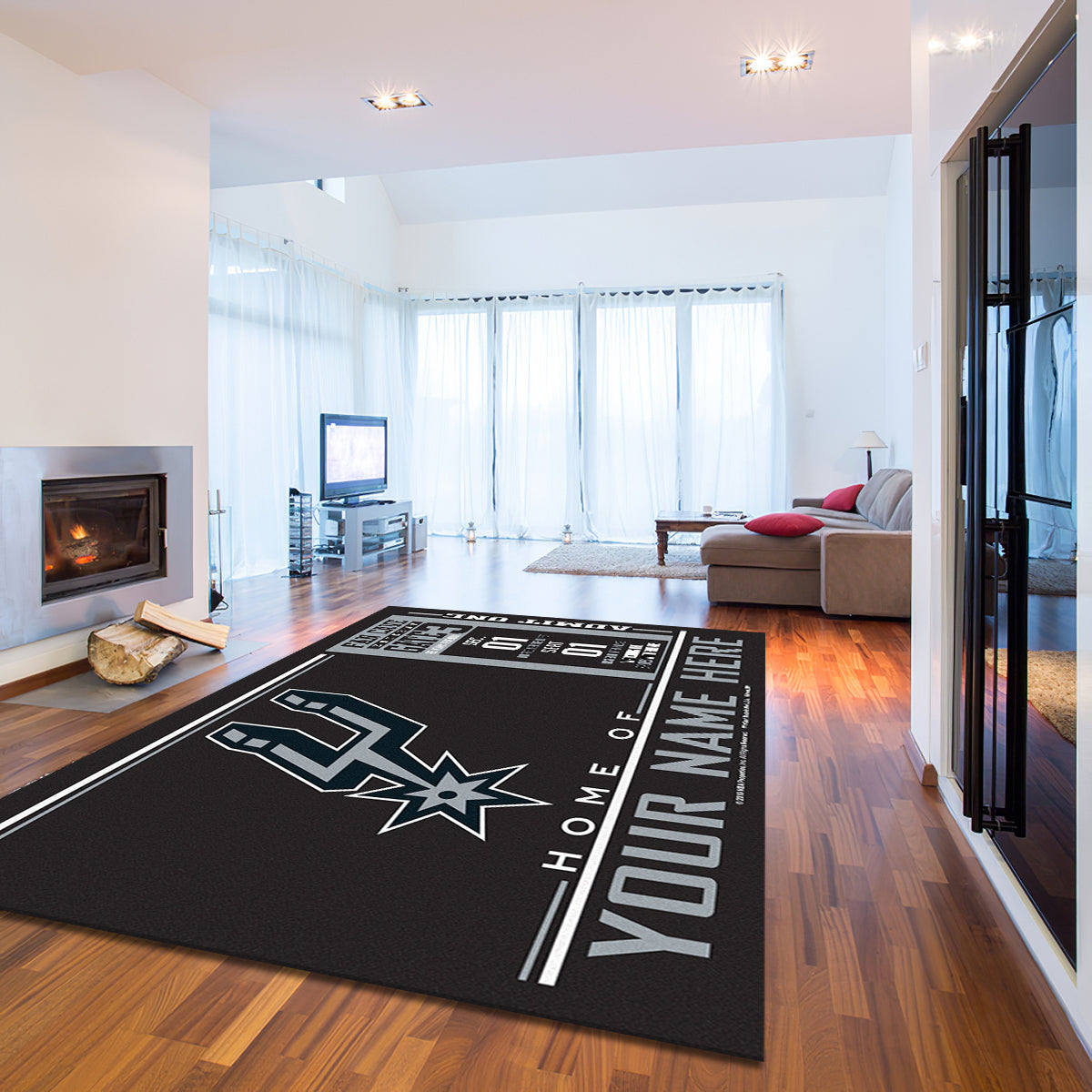 San Antonio Spurs teppich, teppiche - outdoor teppich, teppich wohnzimmer , Küchenteppich, kinderzimmer, modern