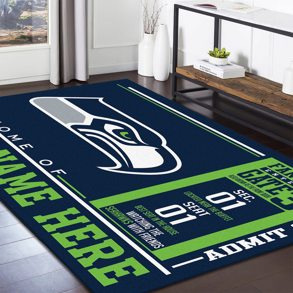 Seattle Seahawks teppich, teppiche - outdoor teppich, teppich wohnzimmer , Küchenteppich, kinderzimmer, modern