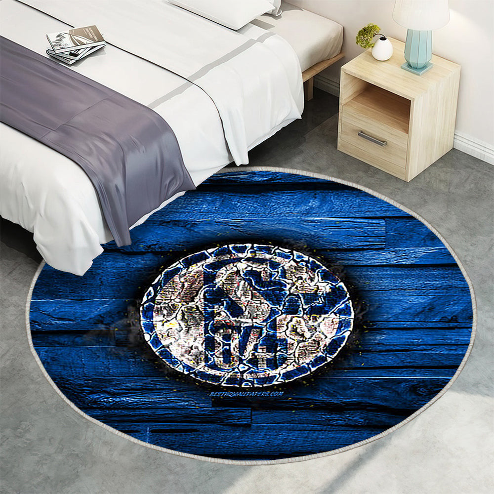Fc Schalke 04 Teppich Rund, Teppiche - Feurig Outdoor Teppich Rund, Bundesliga Teppich Wohnzimmer, Carpet, Rug