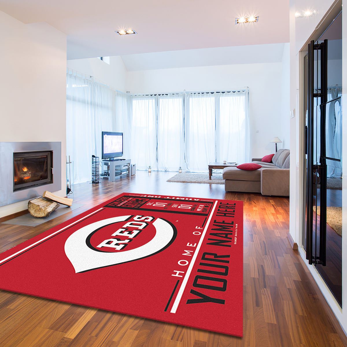 Cincinnati Reds teppich, teppiche - rot outdoor teppich, teppich wohnzimmer , Küchenteppich, kinderzimmer, modern