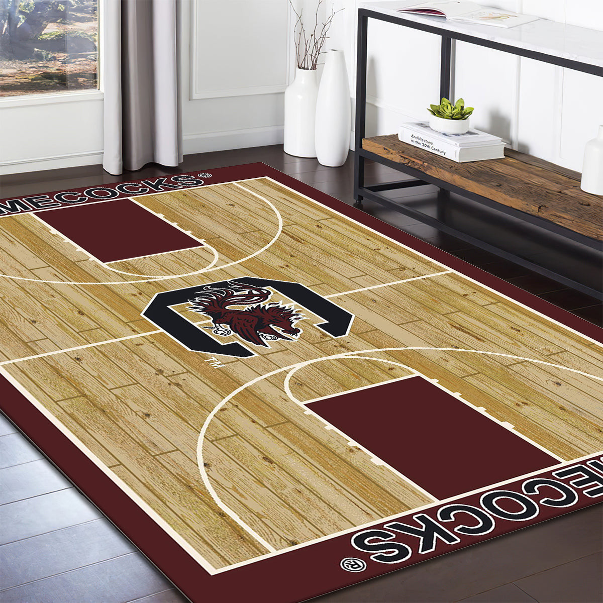 South Carolina Gamecocks Imperial Courtside teppich, teppiche - outdoor teppich, teppich wohnzimmer , Küchenteppich, kinderzimmer, modern