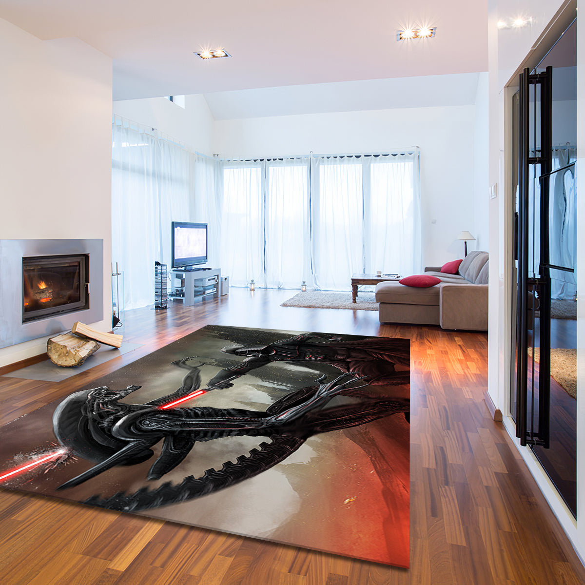Aliens Vs Darth Vader Star Wars teppich, teppiche - Außerirdische gegen outdoor teppich, teppich wohnzimmer , Küchenteppich, kinderzimmer, modern