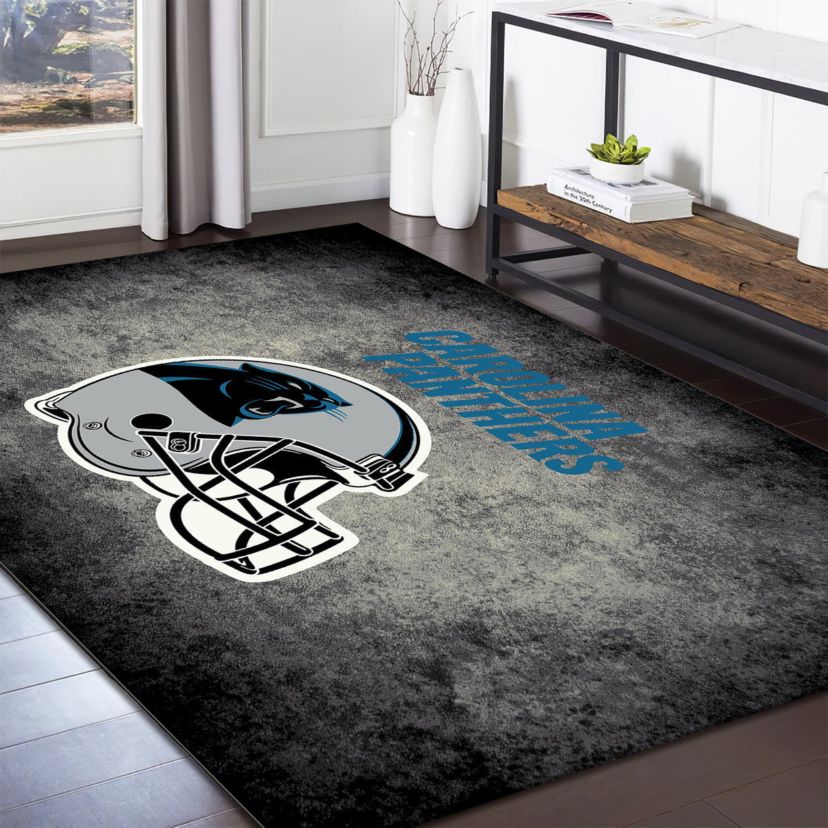 Carolina Panthers Imperial Distressed teppich, teppiche - outdoor teppich, teppich wohnzimmer , Küchenteppich, kinderzimmer, modern