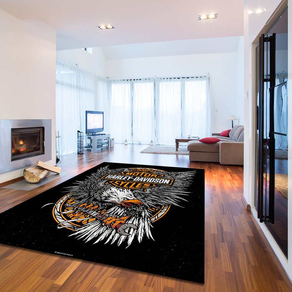 Harley Davidson Ver14 teppich, teppiche - outdoor teppich, teppich wohnzimmer , Küchenteppich, kinderzimmer, modern