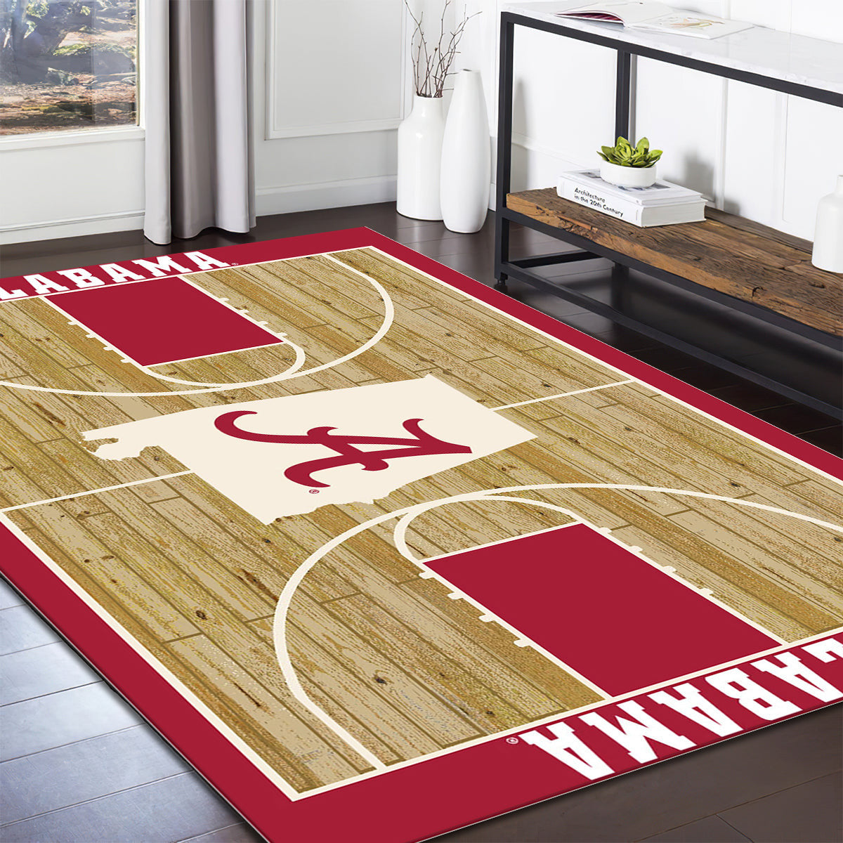 Alabama Crimson Tide Imperial Courtside teppich, teppiche - outdoor teppich, teppich wohnzimmer , Küchenteppich, kinderzimmer, modern