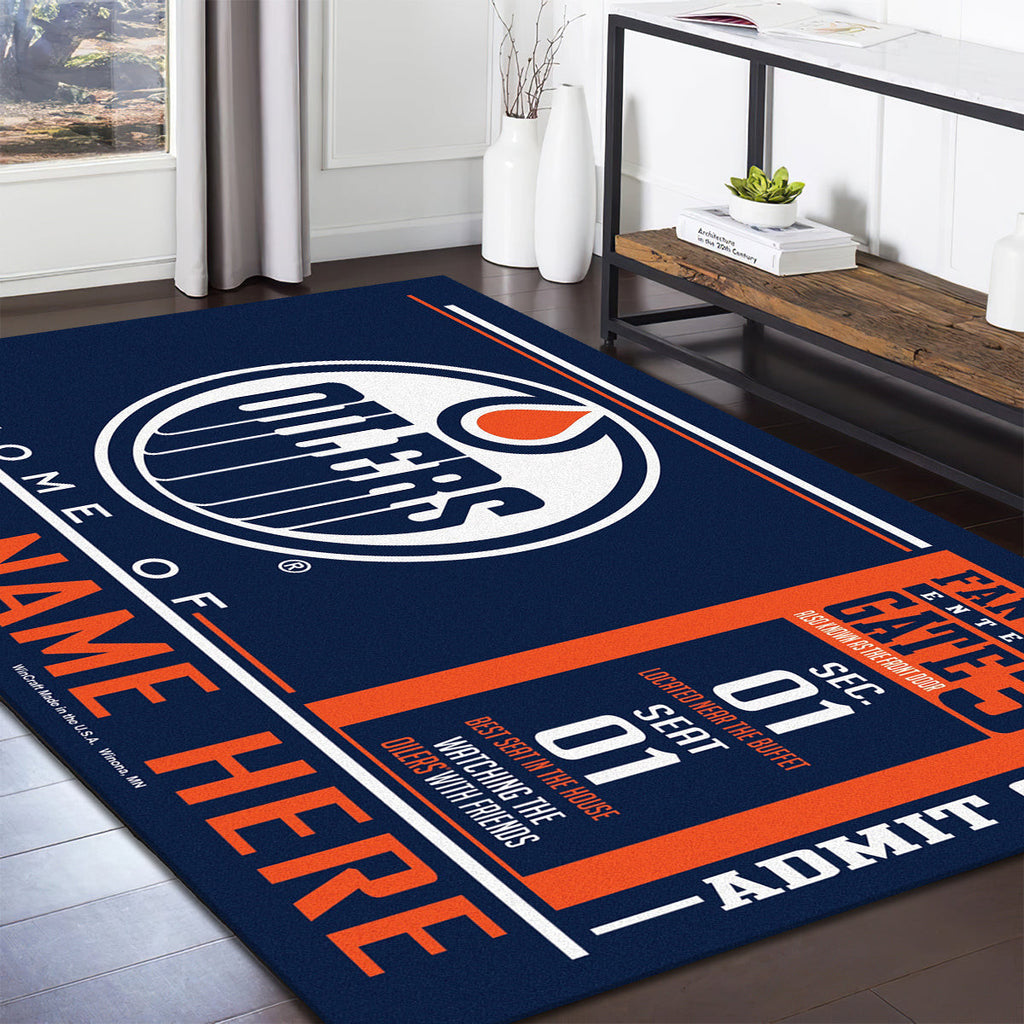 Edmonton Oilers teppich, teppiche - Öler outdoor teppich, teppich wohnzimmer , Küchenteppich, kinderzimmer, modern