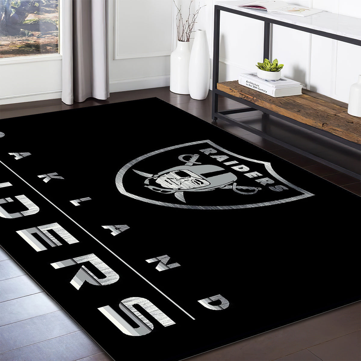 Las Vegas Raiders Imperial Chrome teppich, teppiche - Chrom outdoor teppich, teppich wohnzimmer , Küchenteppich, kinderzimmer, modern