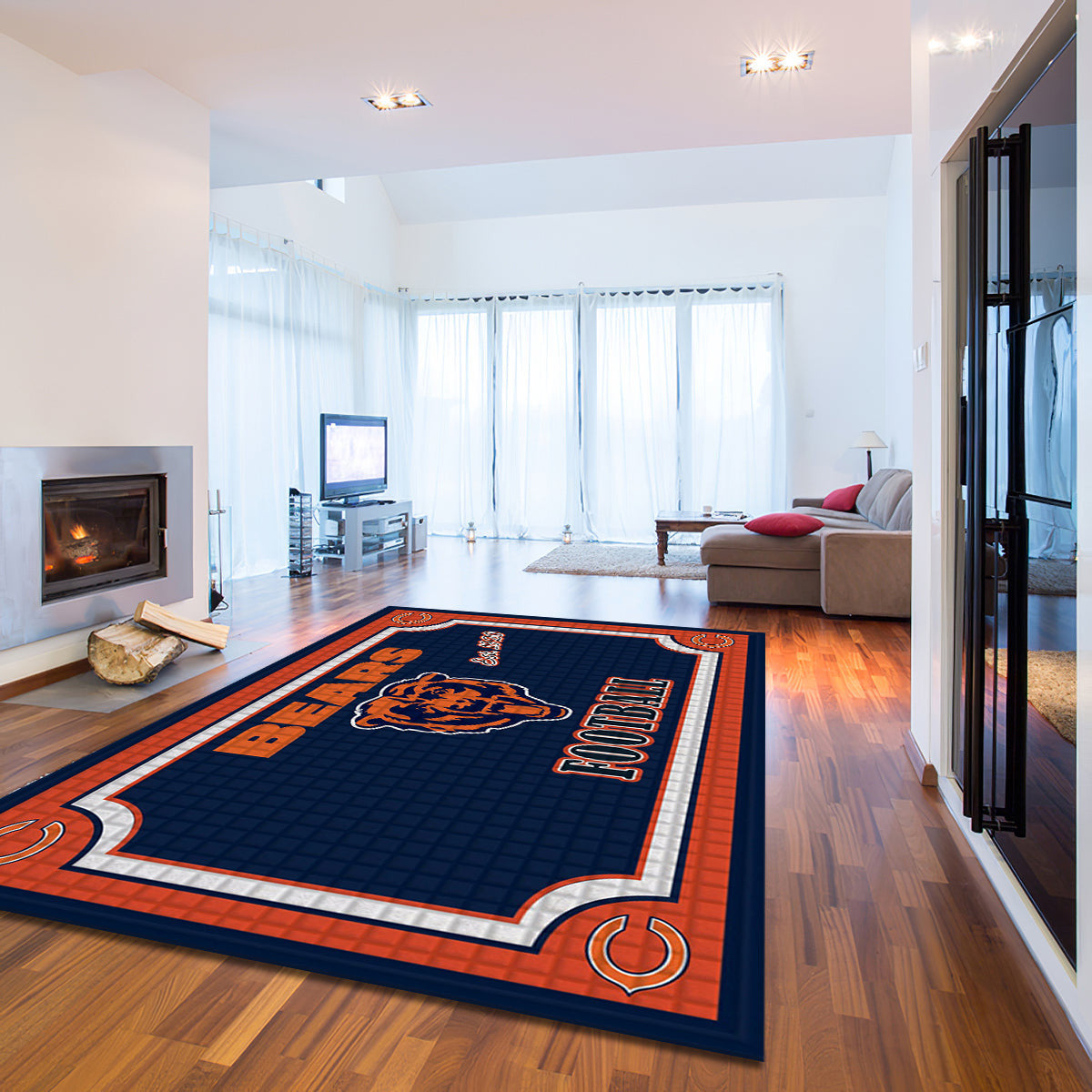 Chicago Bears Embossed teppich, teppiche - Chicago Bären geprägt outdoor teppich, teppich wohnzimmer , Küchenteppich, kinderzimmer, modern