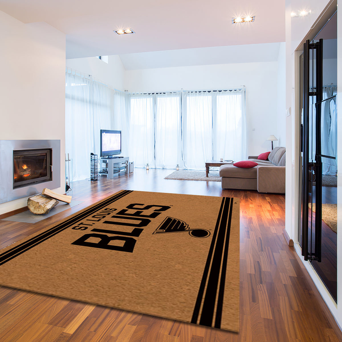 St. Louis Blues Logo Turf teppich, teppiche - Rasen outdoor teppich, teppich wohnzimmer , Küchenteppich, kinderzimmer, modern