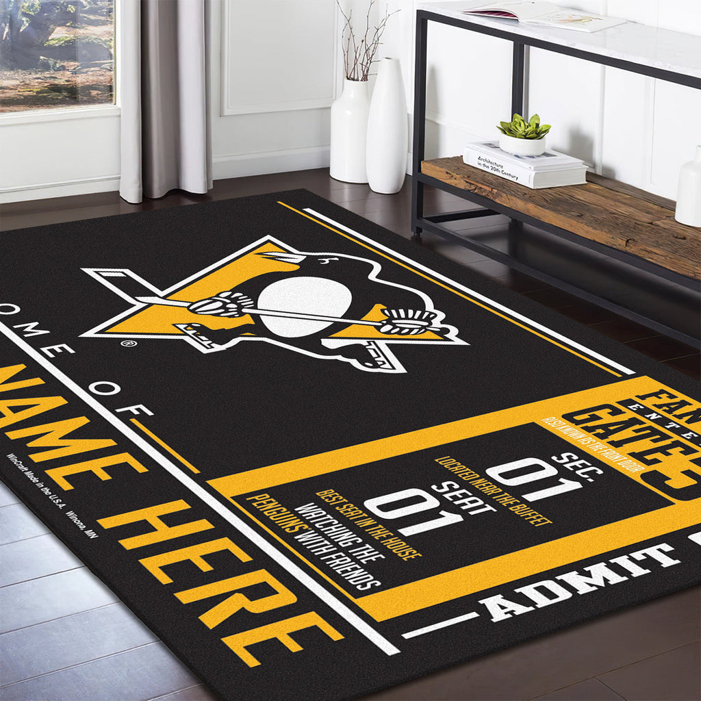 Pittsburgh Penguins teppich, teppiche - Pinguine outdoor teppich, teppich wohnzimmer , Küchenteppich, kinderzimmer, modern
