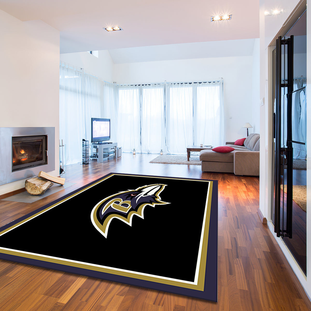 Baltimore Ravens Imperial Spirit teppich, teppiche - imperialer geist outdoor teppich, teppich wohnzimmer , Küchenteppich, kinderzimmer, modern