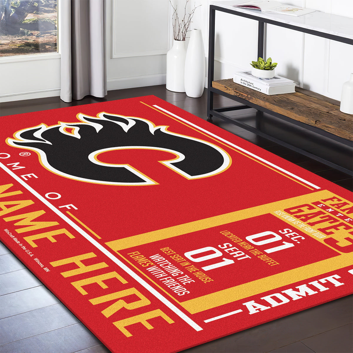 Calgary Flames teppich, teppiche - Flammen outdoor teppich, teppich wohnzimmer , Küchenteppich, kinderzimmer, modern