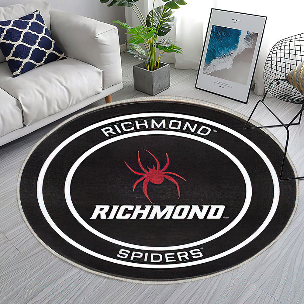 Richmond Spiders Hockey Puck Teppich Rund, Teppiche - Outdoor Teppich Rund, Teppich Wohnzimmer, Carpet, Rug