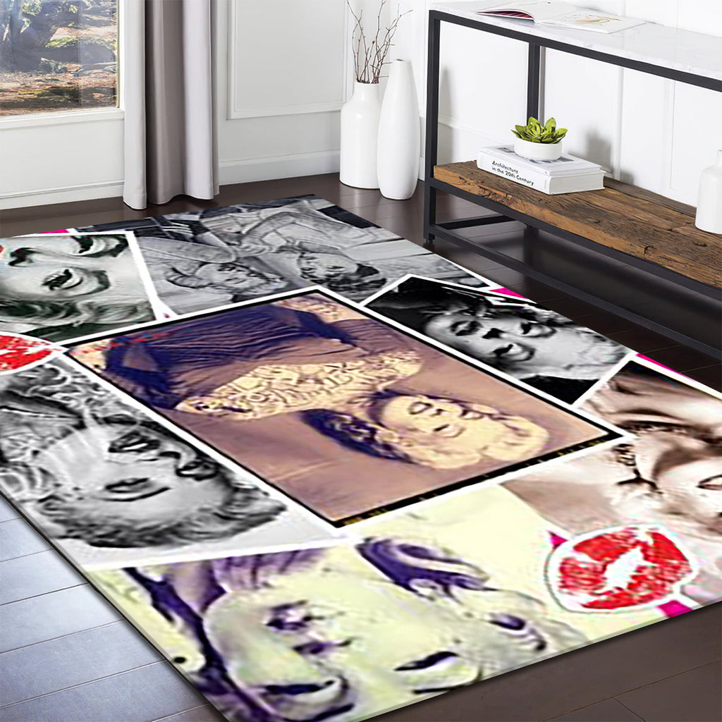 Marilyn Monroe Pop Art Lips teppich, teppiche - Lippen outdoor teppich, teppich wohnzimmer , Küchenteppich, kinderzimmer, modern