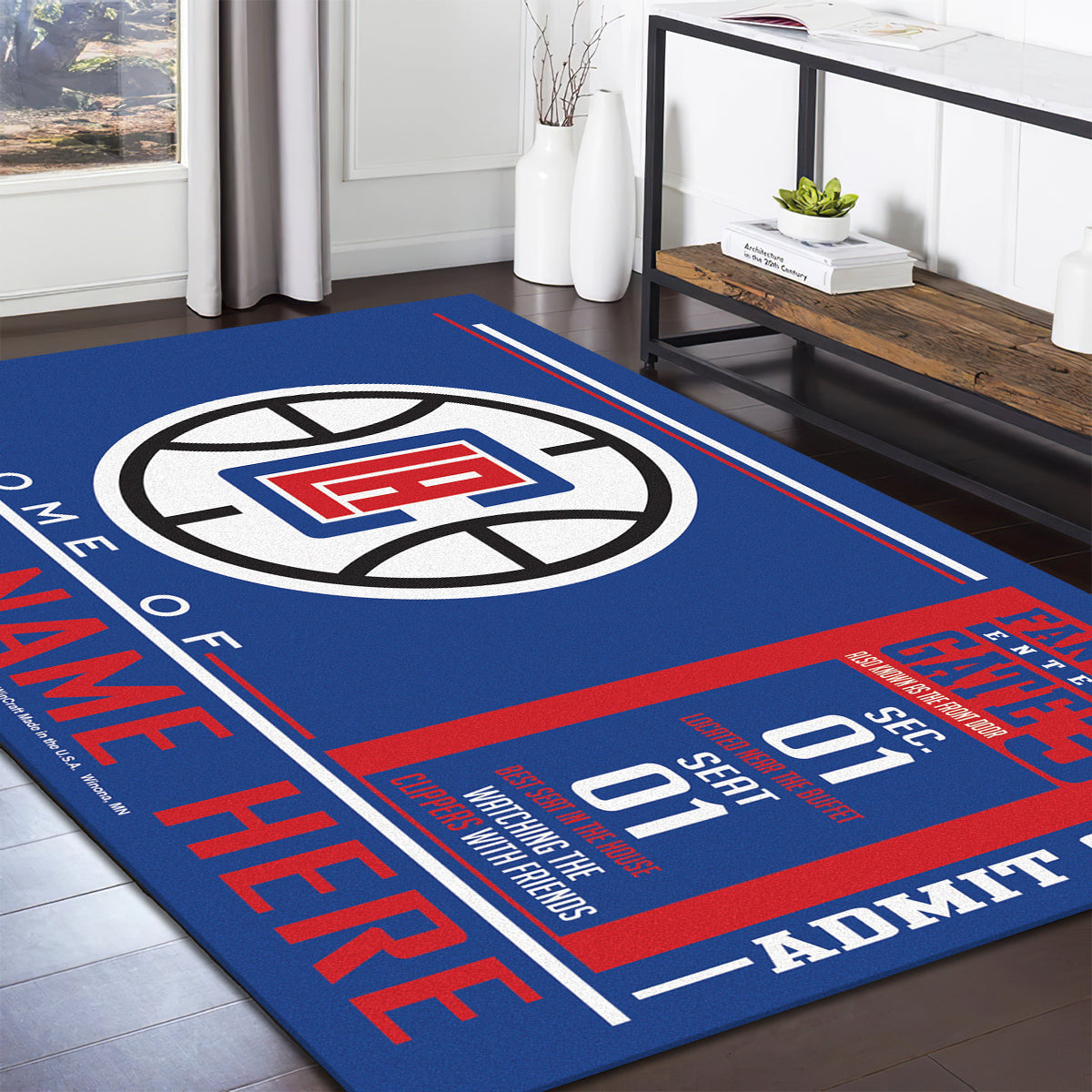La Clippers teppich, teppiche - Haarschneider outdoor teppich, teppich wohnzimmer , Küchenteppich, kinderzimmer, modern