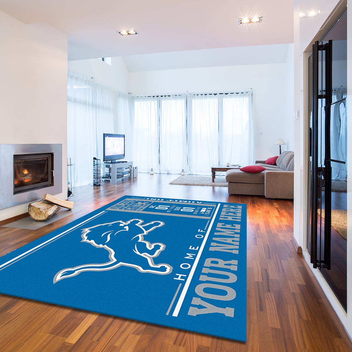 Detroit Lions teppich, teppiche - Löwen outdoor teppich, teppich wohnzimmer , Küchenteppich, kinderzimmer, modern