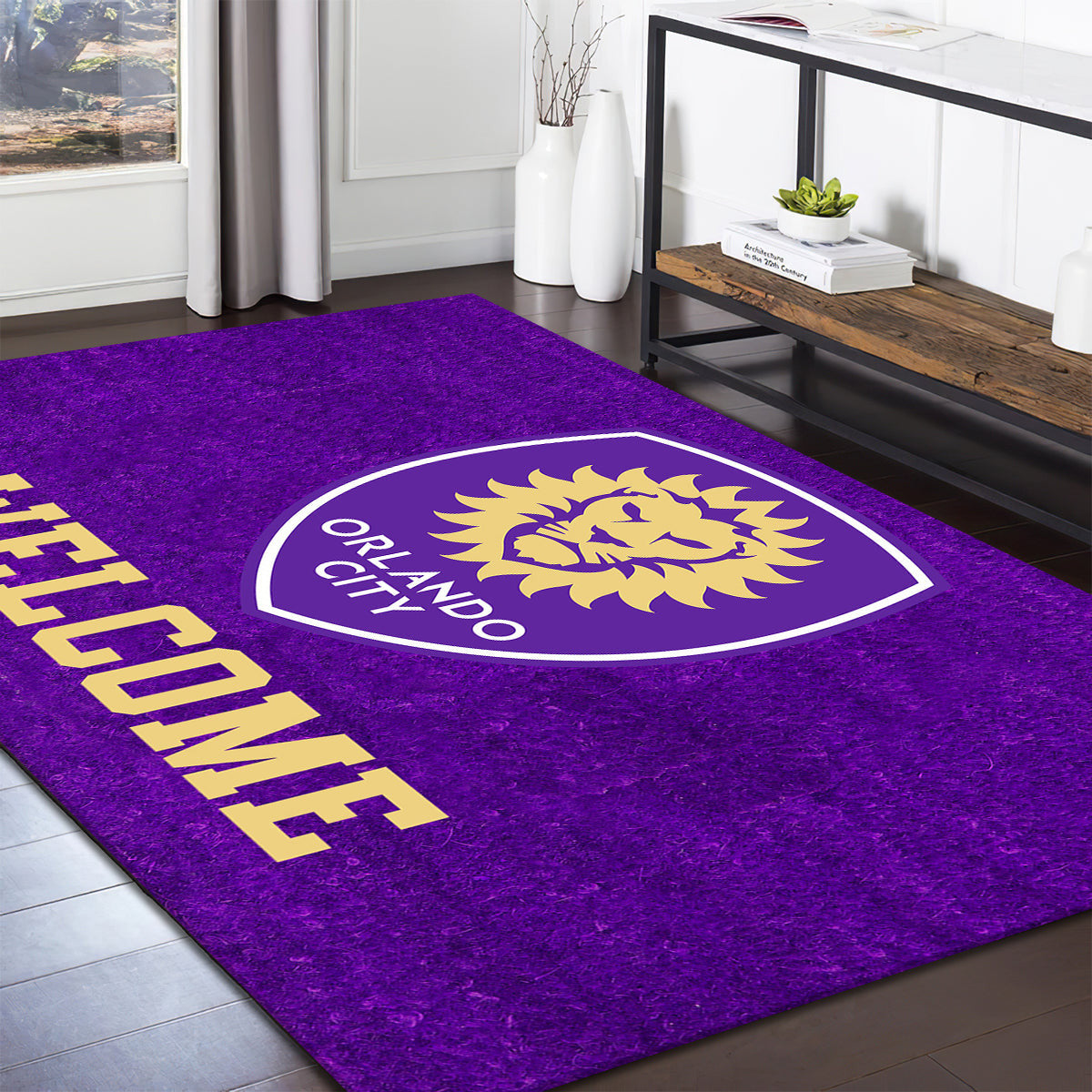 Orlando City Sc Welcome teppich, teppiche - willkommen outdoor teppich, teppich wohnzimmer , Küchenteppich, kinderzimmer, modern