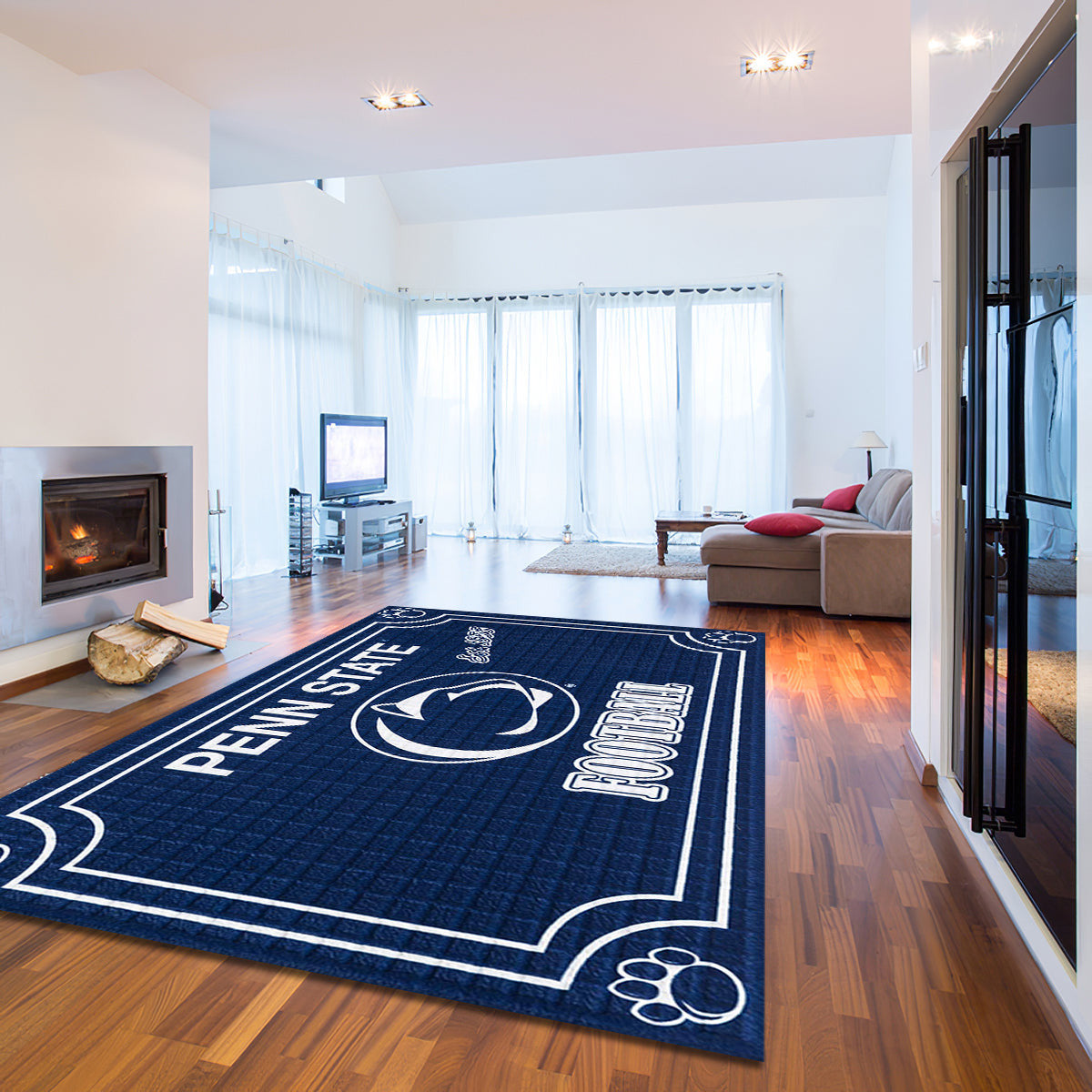 Penn State Nittany Lions Embossed teppich, teppiche - Löwen geprägt outdoor teppich, teppich wohnzimmer , Küchenteppich, kinderzimmer, modern