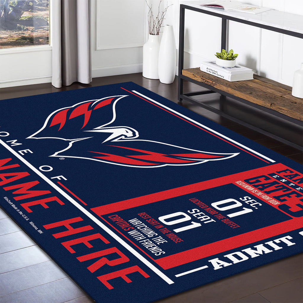 Washington Capitals teppich, teppiche - Hauptstädte outdoor teppich, teppich wohnzimmer , Küchenteppich, kinderzimmer, modern