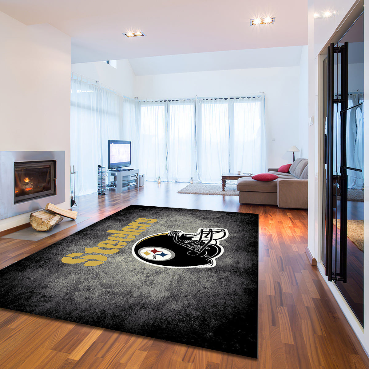 Pittsburgh Steelers Imperial Distressed teppich, teppiche - verzweifelt outdoor teppich, teppich wohnzimmer , Küchenteppich, kinderzimmer, modern