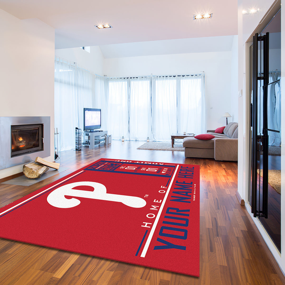 Philadelphia Phillies teppich, teppiche - outdoor teppich, teppich wohnzimmer , Küchenteppich, kinderzimmer, modern
