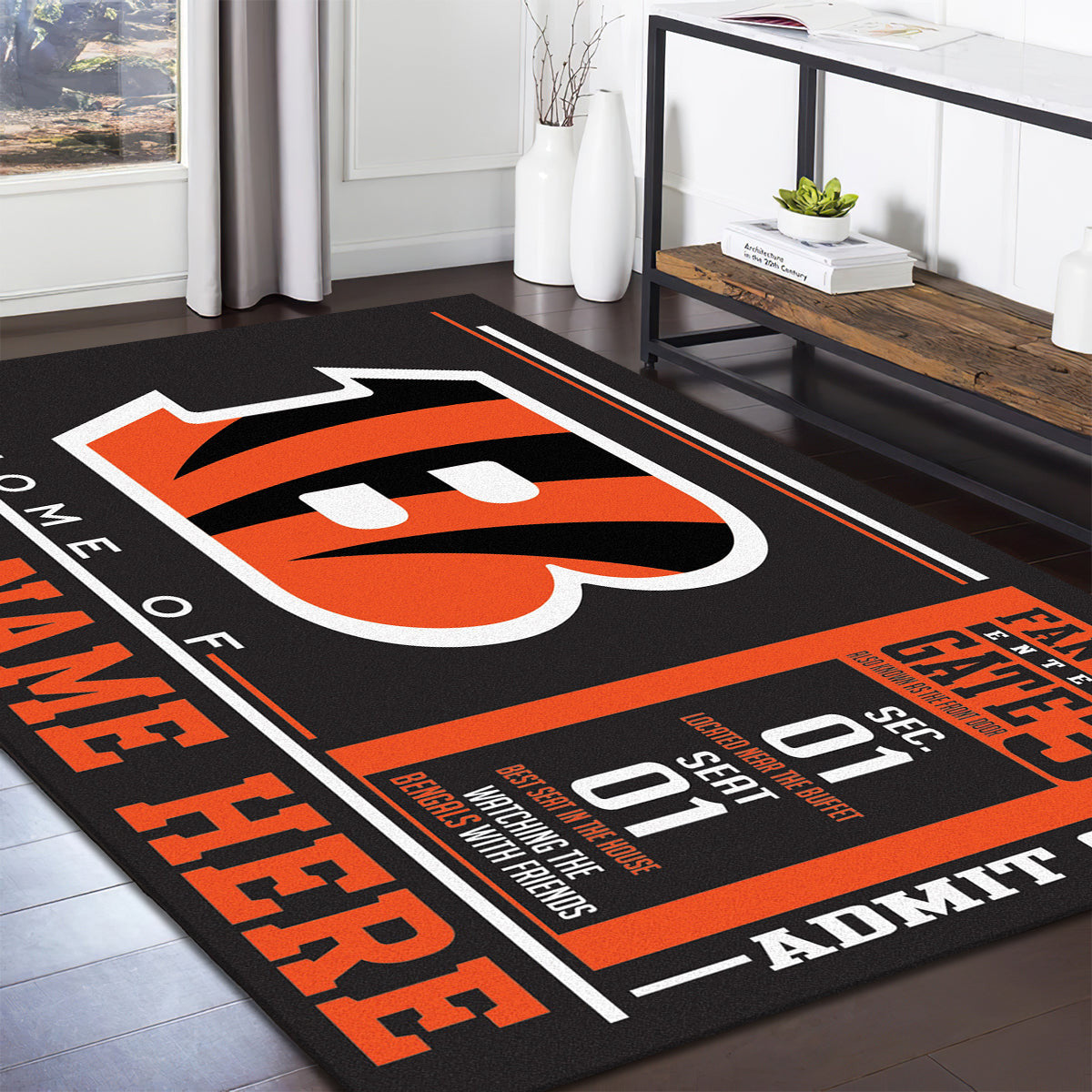 Cincinnati Bengals teppich, teppiche - Bengalen outdoor teppich, teppich wohnzimmer , Küchenteppich, kinderzimmer, modern