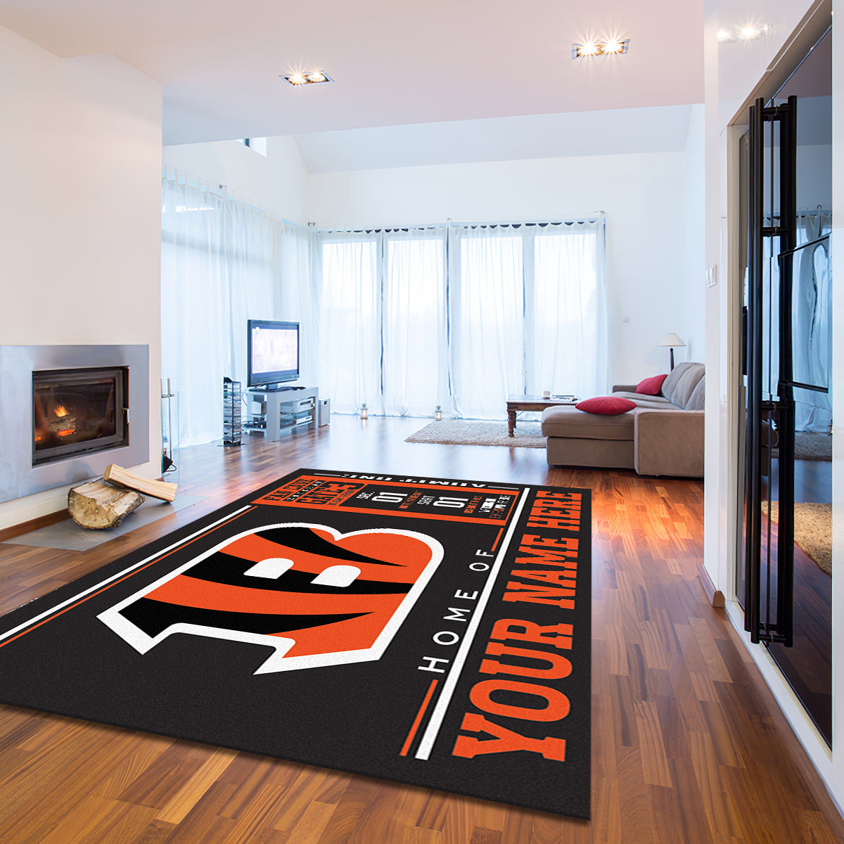 Cincinnati Bengals teppich, teppiche - Bengalen outdoor teppich, teppich wohnzimmer , Küchenteppich, kinderzimmer, modern