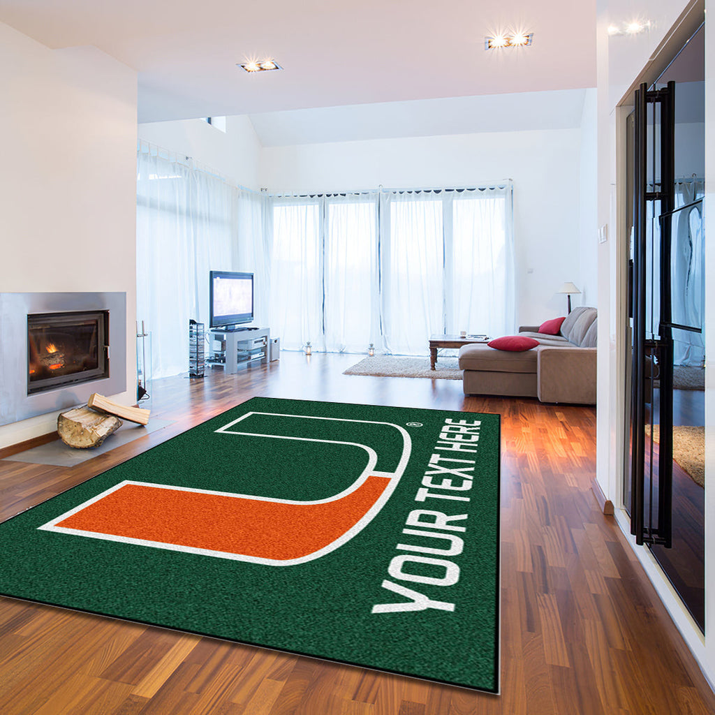Miami Hurricanes Accent teppich, teppiche - Miami Hurrikane Akzent outdoor teppich, teppich wohnzimmer, Küchenteppich, kinderzimmer, modern
