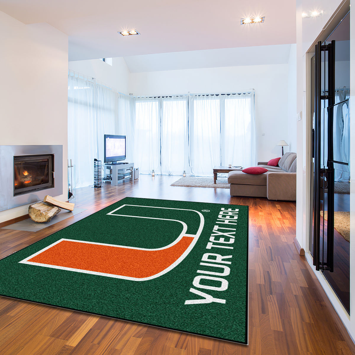 Miami Hurricanes Accent teppich, teppiche - Miami Hurrikane Akzent outdoor teppich, teppich wohnzimmer, Küchenteppich, kinderzimmer, modern