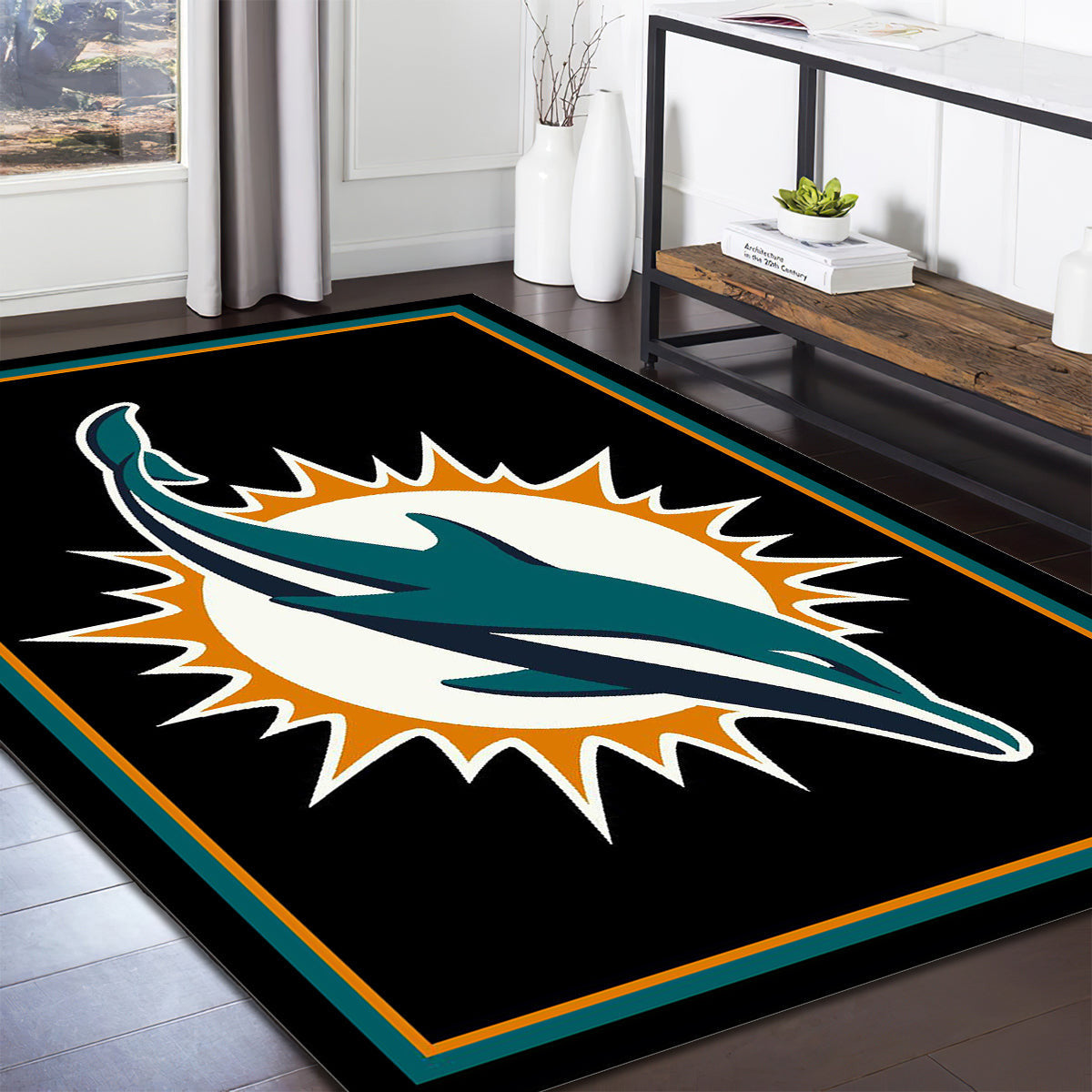 Miami Dolphins Imperial Spirit teppich, teppiche - miami delfine kaiserlicher geist outdoor teppich, teppich wohnzimmer, Küchenteppich, kinderzimmer