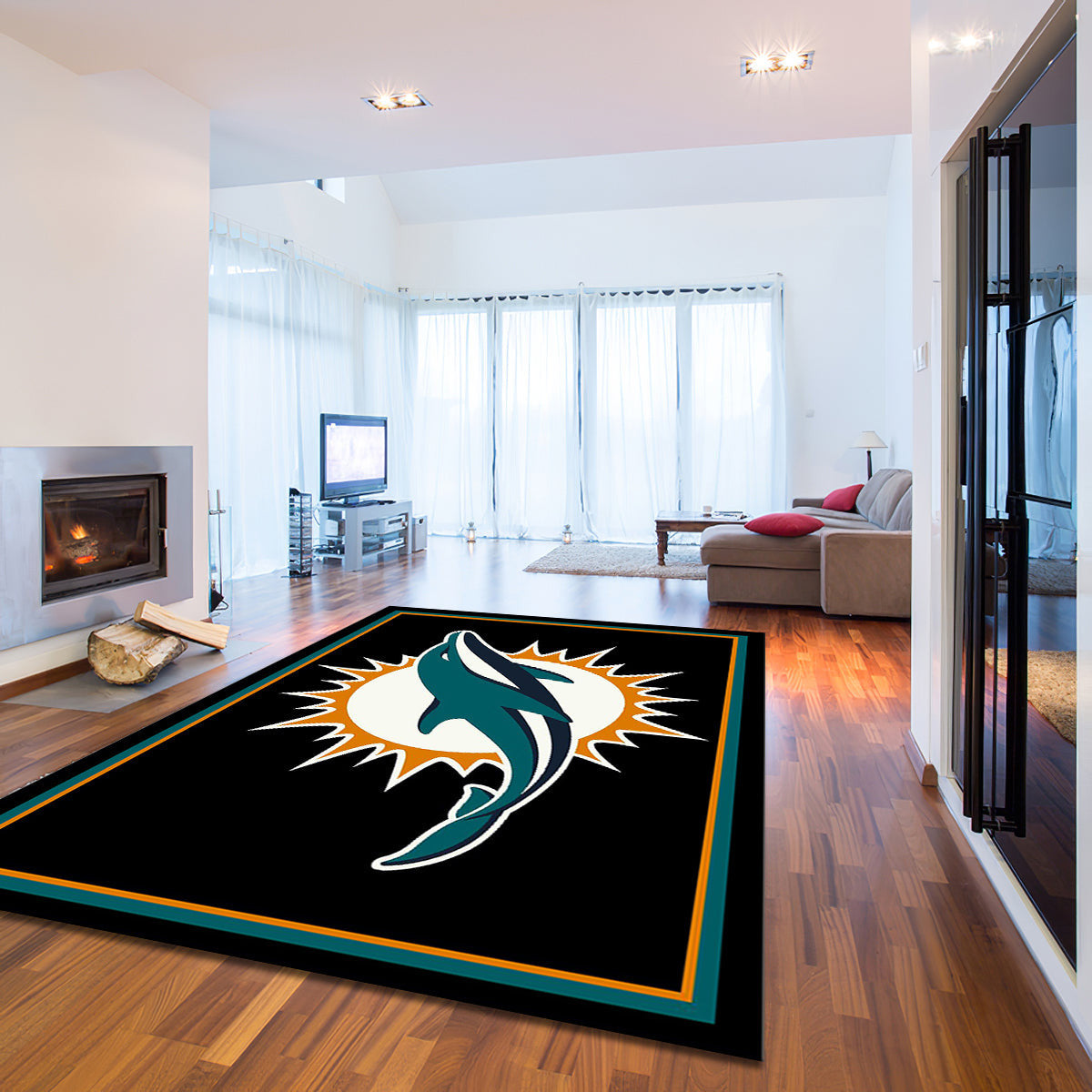 Miami Dolphins Imperial Spirit teppich, teppiche - miami delfine kaiserlicher geist outdoor teppich, teppich wohnzimmer, Küchenteppich, kinderzimmer