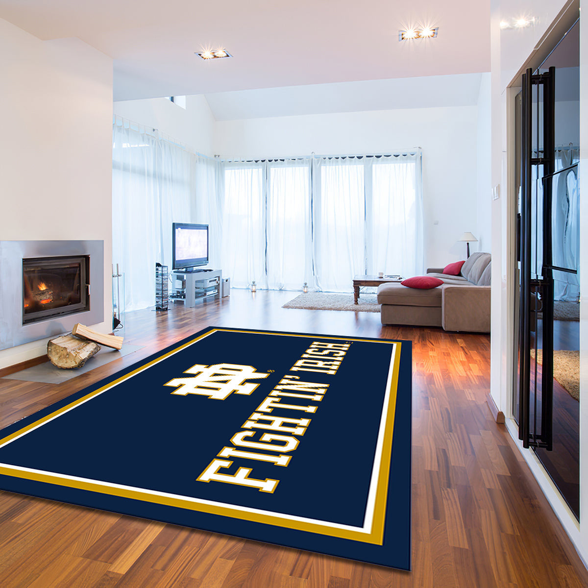 Notre Dame Fighting Irish Imperial Wordmark teppich, teppiche - Wortmarke outdoor teppich, teppich wohnzimmer , Küchenteppich, kinderzimmer, modern