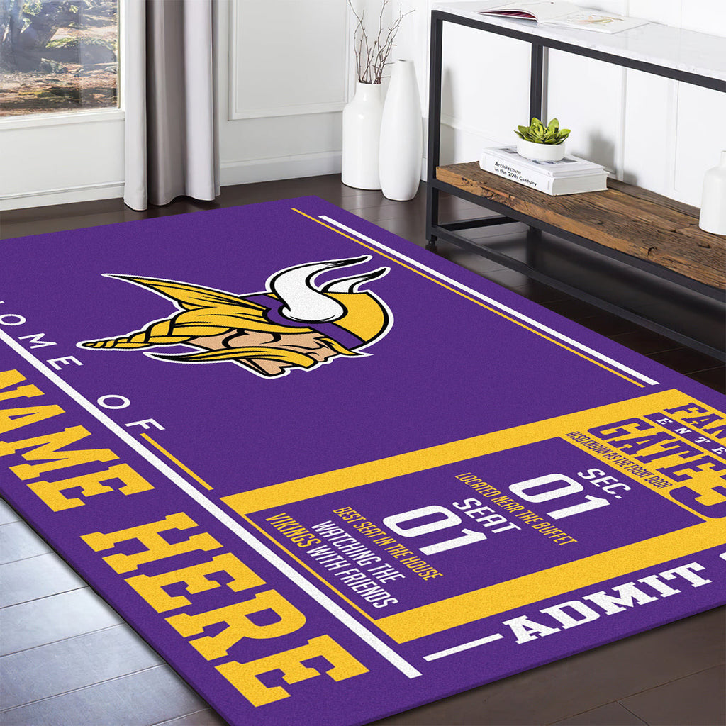 Minnesota Vikings teppich, teppiche - Wikinger outdoor teppich, teppich wohnzimmer , Küchenteppich, kinderzimmer, modern