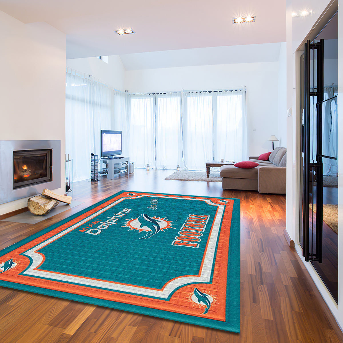 Miami Dolphins Embossed teppich, teppiche - miami delfine geprägt outdoor teppich, teppich wohnzimmer , Küchenteppich, kinderzimmer, modern