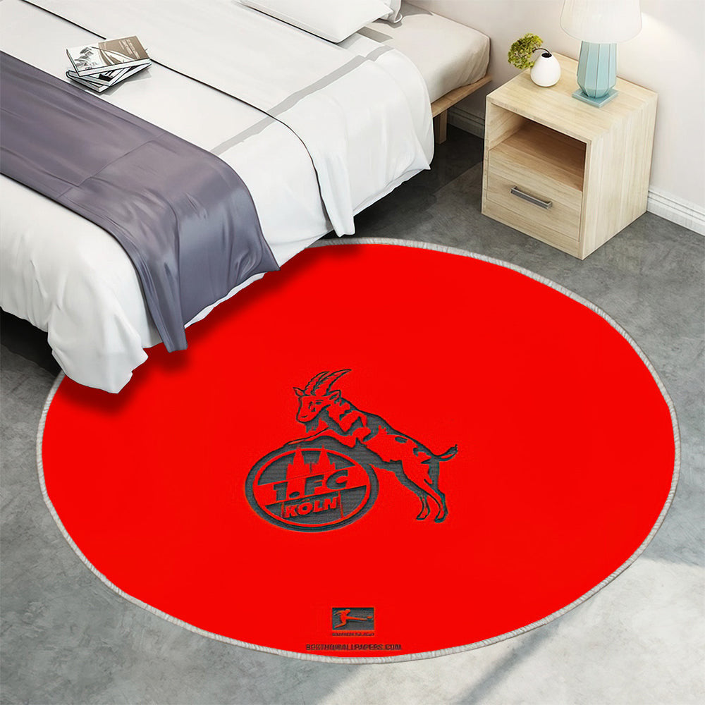 Fc Köln Teppich Rund, Teppiche - Rot Outdoor Teppich Rund, Deutsche Fußballmannschaft Teppich Wohnzimmer, Carpet, Rug