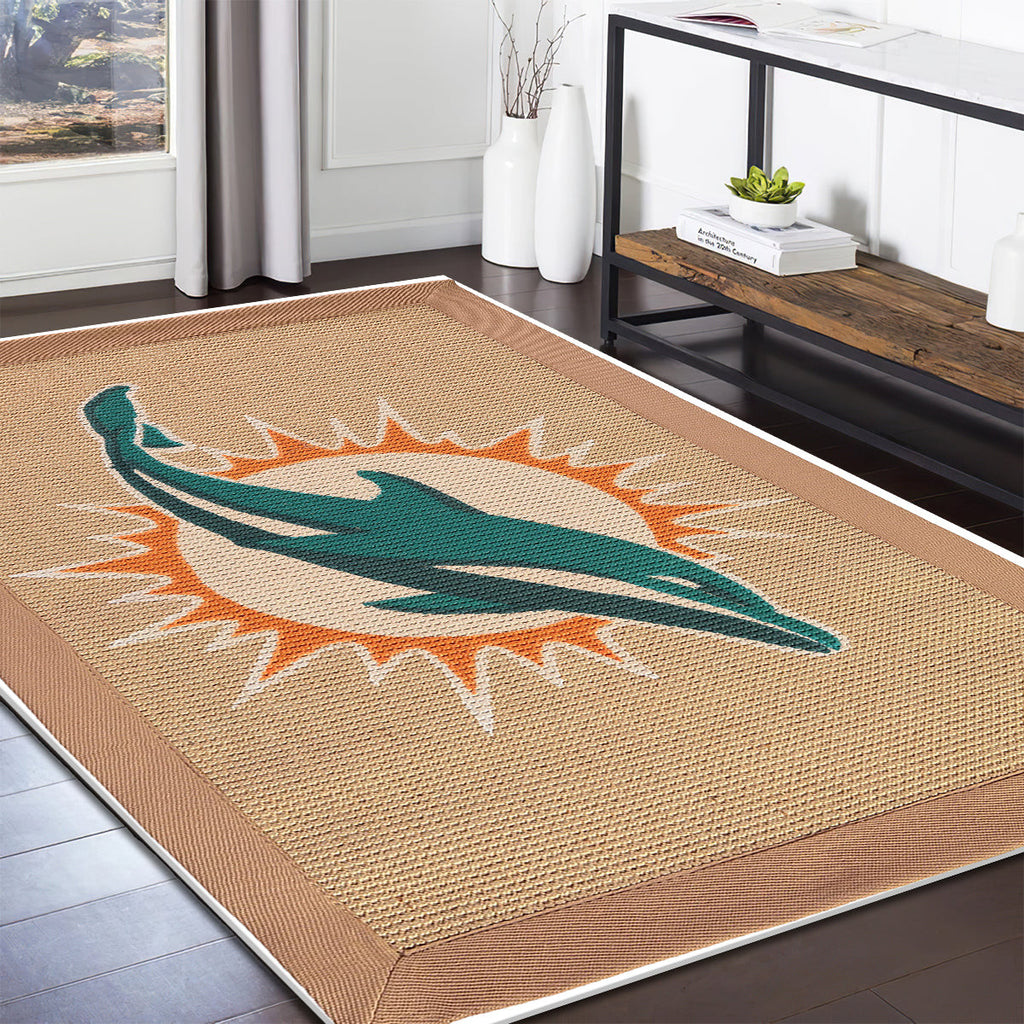 Miami Dolphins Jute teppich, teppiche - delfine outdoor teppich, teppich wohnzimmer , Küchenteppich, kinderzimmer, modern