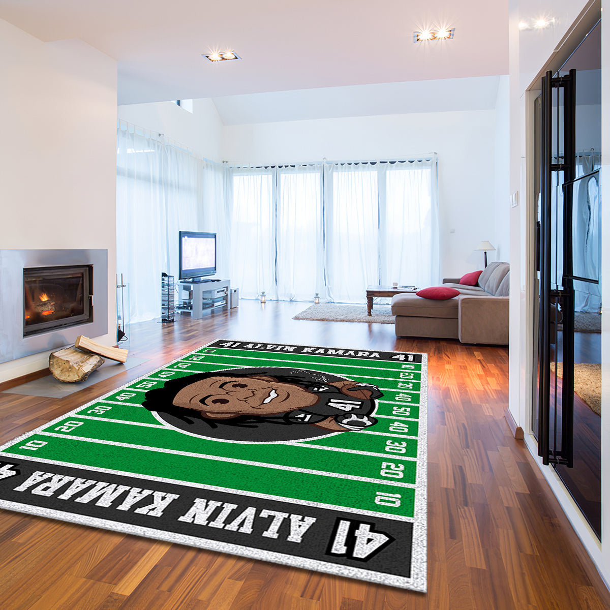 Alvin Kamara New Orleans Saints teppich, teppiche - outdoor teppich, teppich wohnzimmer , Küchenteppich, kinderzimmer, modern