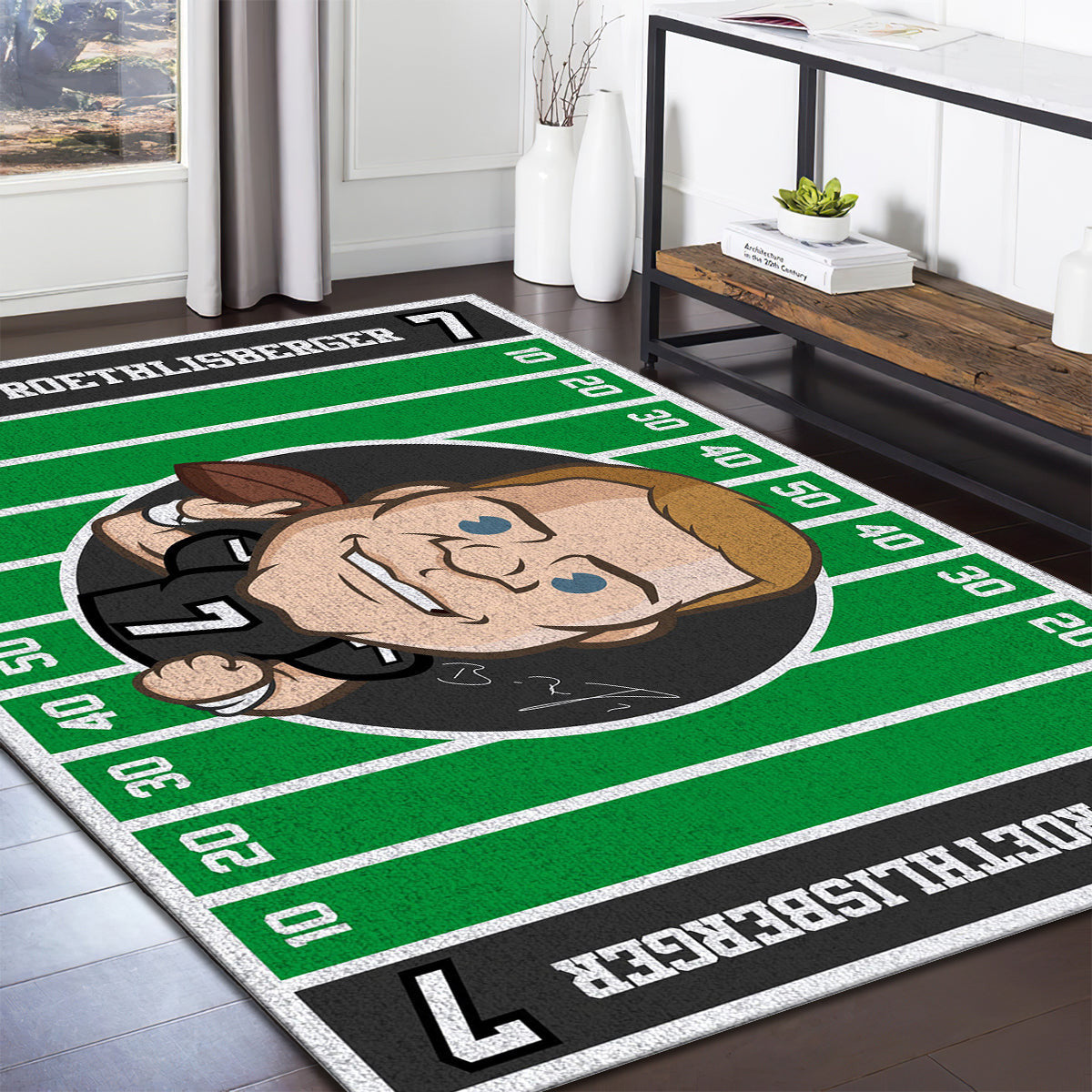 Ben Roethlisberger Pittsburgh Steelers teppich, teppiche - outdoor teppich, teppich wohnzimmer , Küchenteppich, kinderzimmer, modern