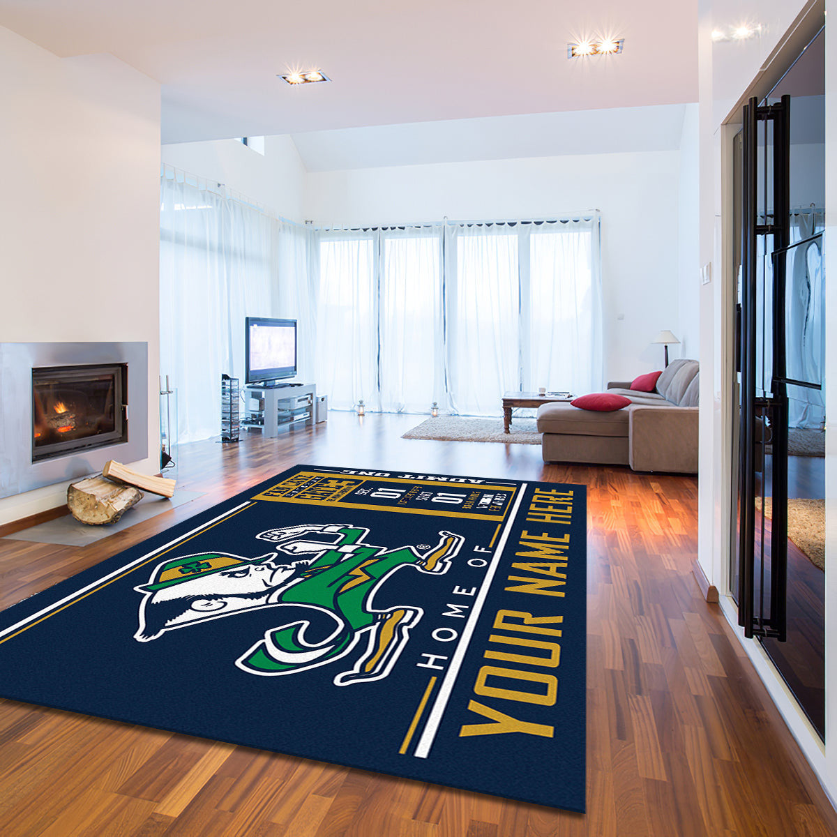 Notre Dame Fighting Irish teppich, teppiche - kämpft gegen iren outdoor teppich, teppich wohnzimmer , Küchenteppich, kinderzimmer, modern