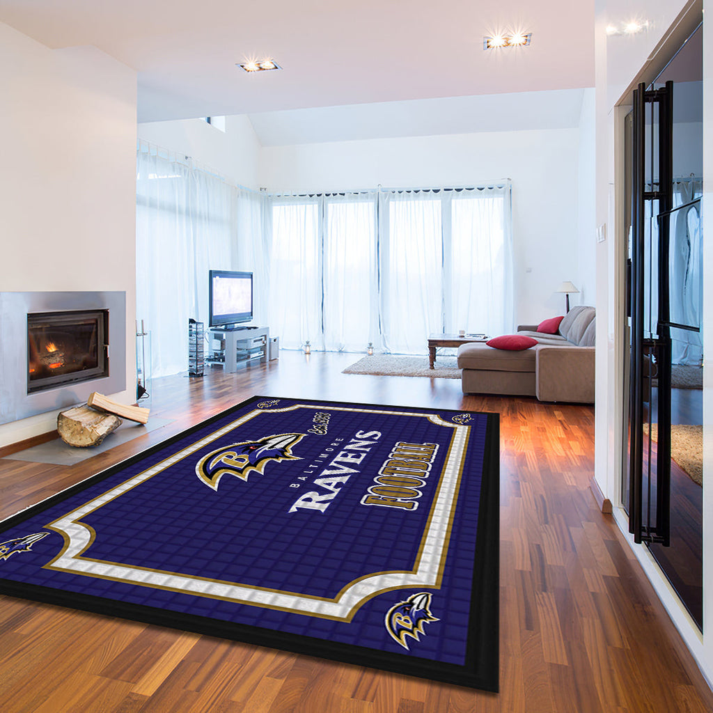 Baltimore Ravens Embossed teppich, teppiche - Baltimore Raben geprägt outdoor teppich, teppich wohnzimmer , Küchenteppich, kinderzimmer, modern