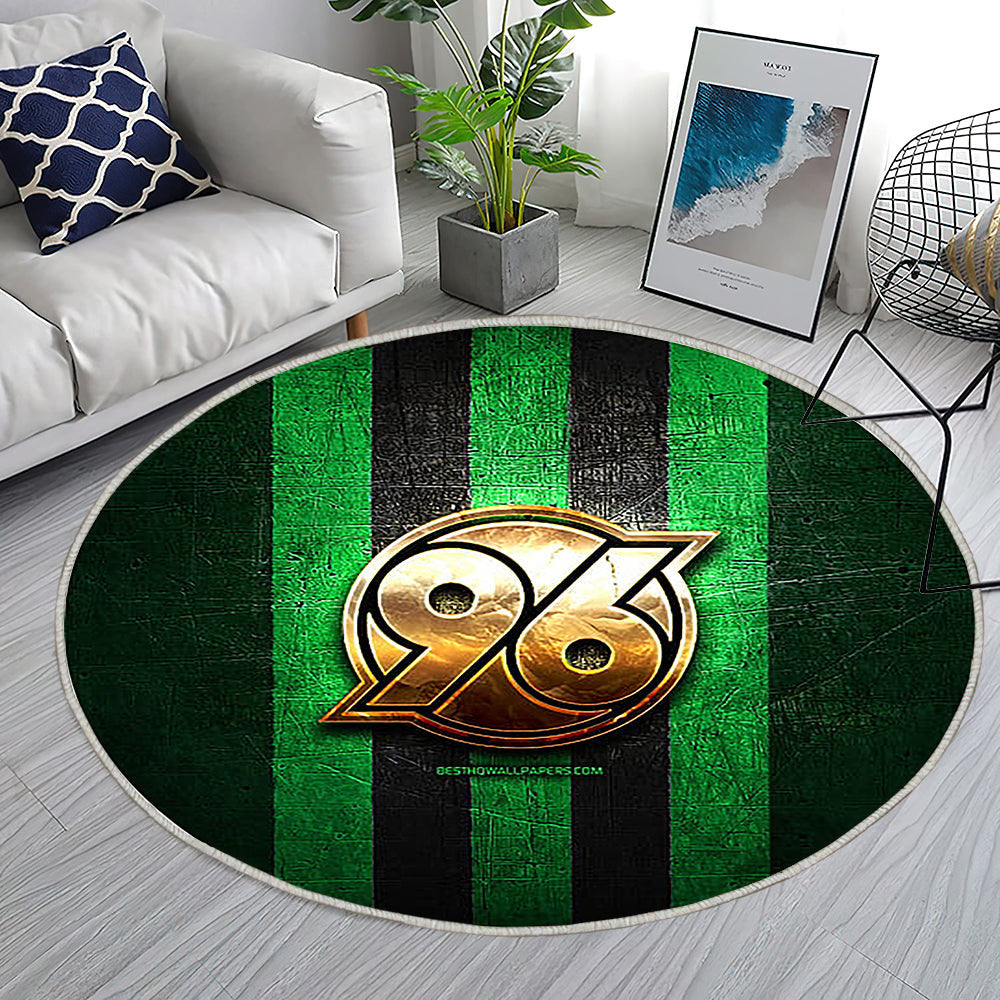 Hannover 96 Fc Teppich Rund, Teppiche - Golden Outdoor Teppich Rund, Bundesliga 2 Teppich Wohnzimmer, Carpet, Rug