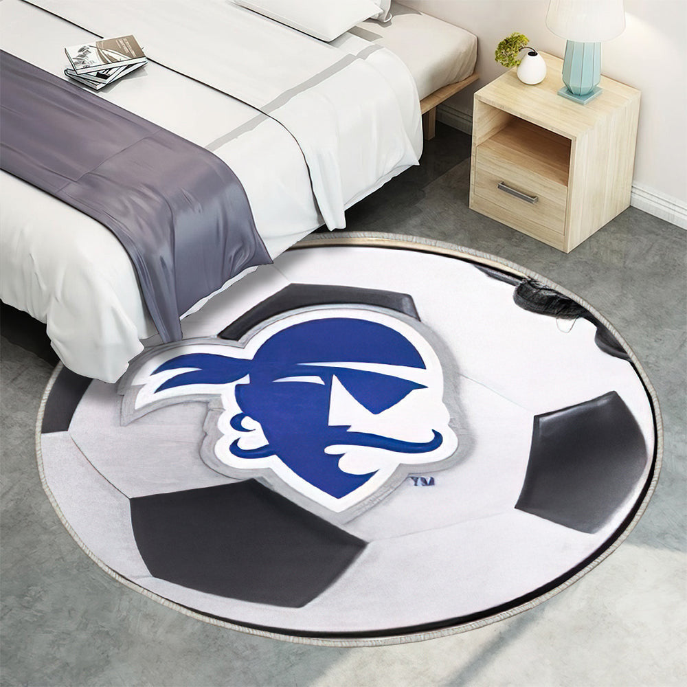 Seton Hall Pirates Fußball Teppich Rund, Teppiche - Outdoor Teppich Rund, Teppich Wohnzimmer, Carpet, Rug