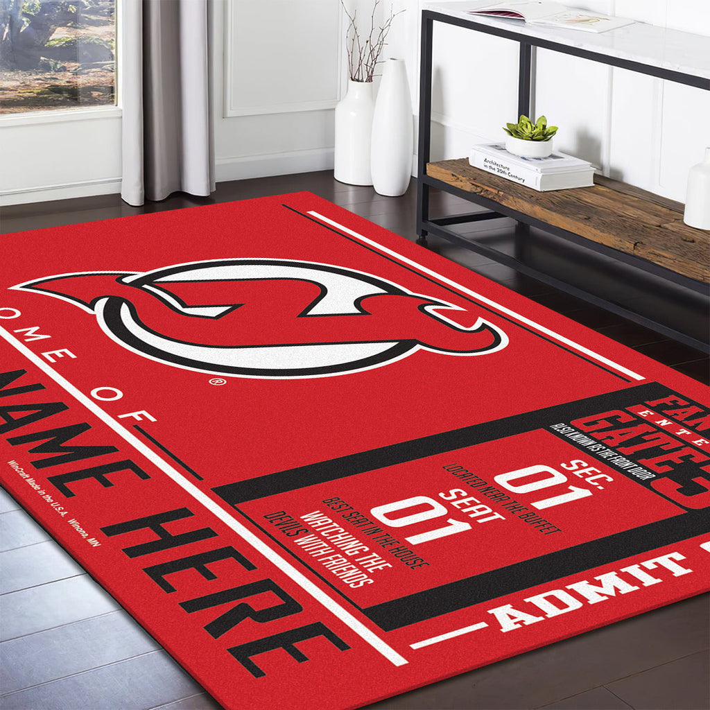 New Jersey Devils teppich, teppiche - Jersey outdoor teppich, teppich wohnzimmer , Küchenteppich, kinderzimmer, modern