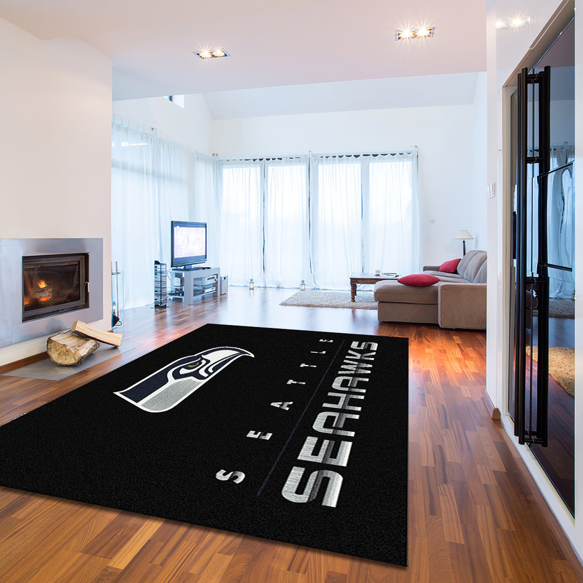 Seattle Seahawks Imperial X Chrome teppich, teppiche - Chrom outdoor teppich, teppich wohnzimmer , Küchenteppich, kinderzimmer, modern