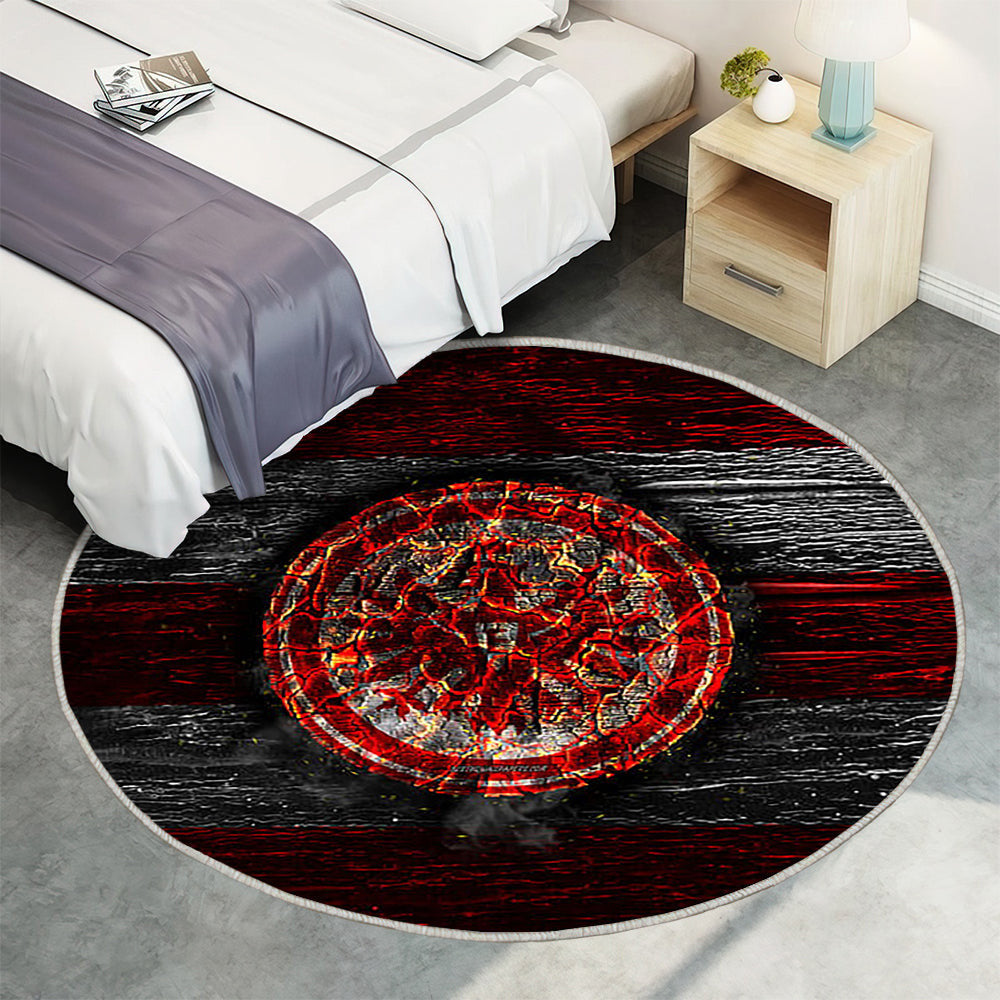 Eintracht Fc Teppich Rund, Teppiche - Feuer Outdoor Teppich Rund, Bundesliga Teppich Wohnzimmer, Carpet, Rug